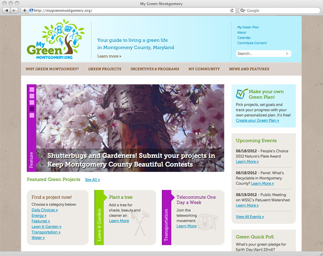 My Green Montgomery: Homepage