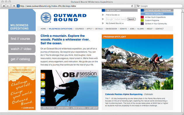 Outward Bound USA: Wilderness Expeditions