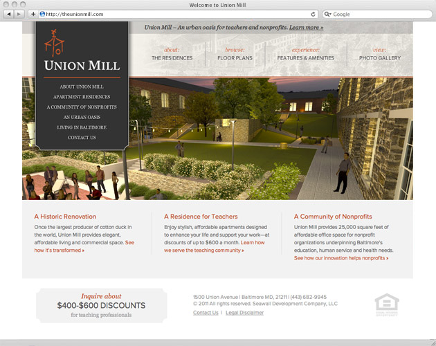 Union Mill Website